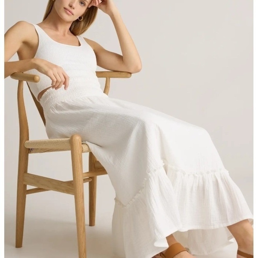 Quince Ivory Maxi Skirt - Picture 7 of 10